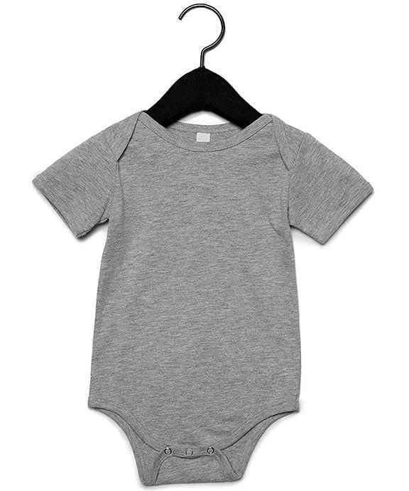 Women's cropped sweatshirt with a slogan graphic for a fun and expressive look100B - Bella + Canvas Infant Jersey Short-Sleeve One-Piece | Athletic Heather Women's cropped sweatshirt with a slogan graphic for a fun and expressive look100B - Bella + Canvas Infant Jersey Short-Sleeve One-Piece | Athletic Heather