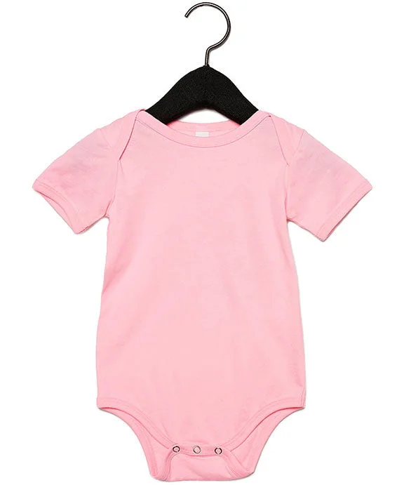 Women's zip - front sweatshirt with contrast stitching for a sporty aesthetic100B - Bella + Canvas Infant Jersey Short-Sleeve One-Piece | Pink Women's zip - front sweatshirt with contrast stitching for a sporty aesthetic100B - Bella + Canvas Infant Jersey Short-Sleeve One-Piece | Pink