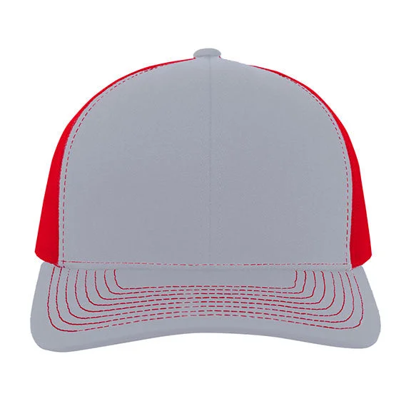 Women's mock - neck sweatshirt made of moisture - wicking material for fitness use104S - Pacific Headwear Contrast Stitch Trucker Snapback Hat | Heather Grey/Red Women's mock - neck sweatshirt made of moisture - wicking material for fitness use104S - Pacific Headwear Contrast Stitch Trucker Snapback Hat | Heather Grey/Red