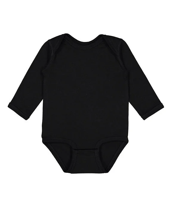 Women's color - block hoodie combining bold hues for a fashion - forward statement4421RS - Rabbit Skins Infant Long Sleeve Jersey Bodysuit | Black Women's color - block hoodie combining bold hues for a fashion - forward statement4421RS - Rabbit Skins Infant Long Sleeve Jersey Bodysuit | Black