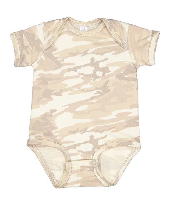 Women's color - block hoodie combining bold hues for a fashion - forward statement4424 - Rabbit Skins Infant Fine Jersey Lap-Shoulder Bodysuit | Natural Camo Women's color - block hoodie combining bold hues for a fashion - forward statement4424 - Rabbit Skins Infant Fine Jersey Lap-Shoulder Bodysuit | Natural Camo