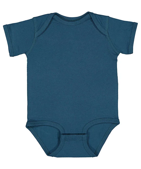 Women's cropped sweatshirt with a lace - trimmed hem for a romantic look4424 - Rabbit Skins Infant Fine Jersey Lap-Shoulder Bodysuit | Oceanside