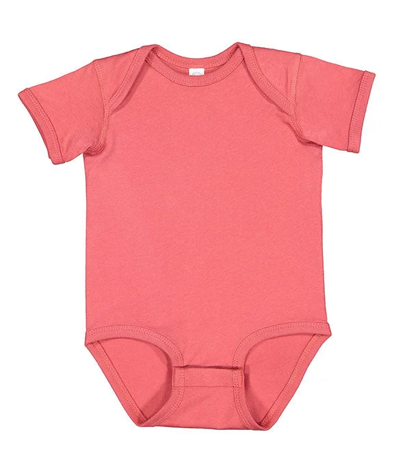 Women's sherpa - lined hoodie for extreme cold weather outdoor activities4424 - Rabbit Skins Infant Fine Jersey Lap-Shoulder Bodysuit | Passionfruit