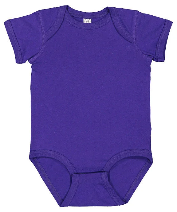 Women's tie - dye hoodie in bright colors for a retro and eye - catching style4424 - Rabbit Skins Infant Fine Jersey Lap-Shoulder Bodysuit | Purple Women's tie - dye hoodie in bright colors for a retro and eye - catching style4424 - Rabbit Skins Infant Fine Jersey Lap-Shoulder Bodysuit | Purple