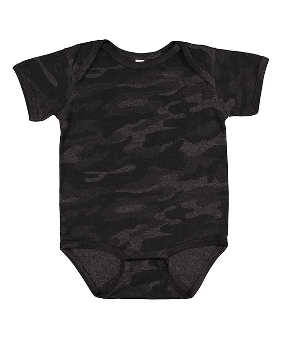 Women's sweatshirt with a mesh panel insert for breathability during workouts4424 - Rabbit Skins Infant Fine Jersey Lap-Shoulder Bodysuit | Storm Camo Women's sweatshirt with a mesh panel insert for breathability during workouts4424 - Rabbit Skins Infant Fine Jersey Lap-Shoulder Bodysuit | Storm Camo