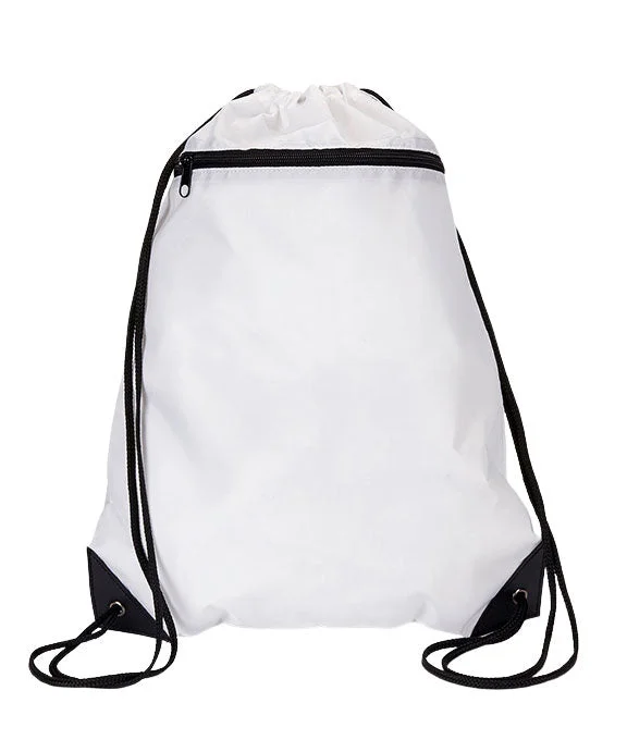 Women's hoodie with a glittery print for a glamorous and sparkly appearance8888 - Liberty Bags Zipper Drawstring Backpack | White Women's hoodie with a glittery print for a glamorous and sparkly appearance8888 - Liberty Bags Zipper Drawstring Backpack | White