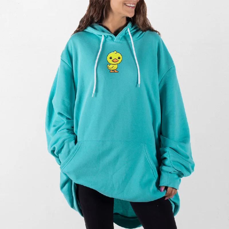 Women's fleece - lined hoodie with thumbholes for warmth in winterDuck Giant Hoodie