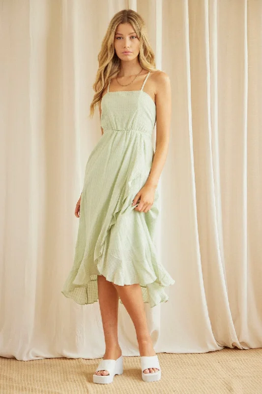 Lace - Embellished Women Dress for an Elegant and Sophisticated AppearanceGreen Maxi Dress Sleeveless Lace - Embellished Women Dress for an Elegant and Sophisticated AppearanceGreen Maxi Dress Sleeveless