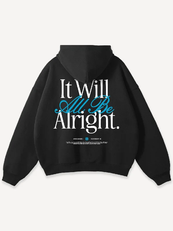 Women's sherpa - lined hoodie for extreme cold weather outdoor activitiesAlright Oversized Hoodie Women's sherpa - lined hoodie for extreme cold weather outdoor activitiesAlright Oversized Hoodie