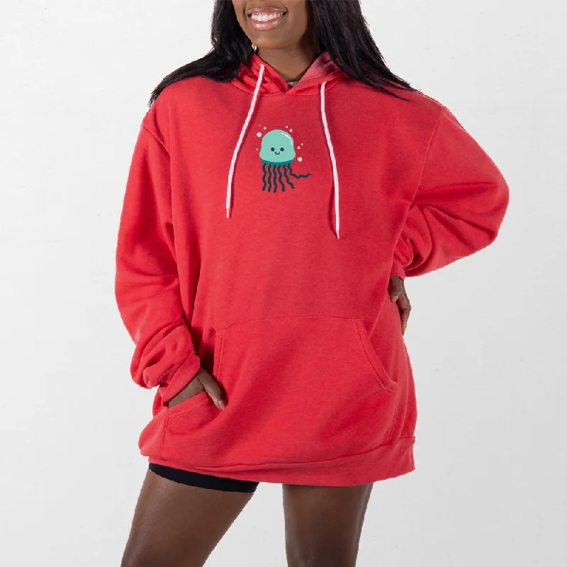 Women's hoodie with a glittery print for a glamorous and sparkly appearanceJellyfish Giant Hoodie Women's hoodie with a glittery print for a glamorous and sparkly appearanceJellyfish Giant Hoodie