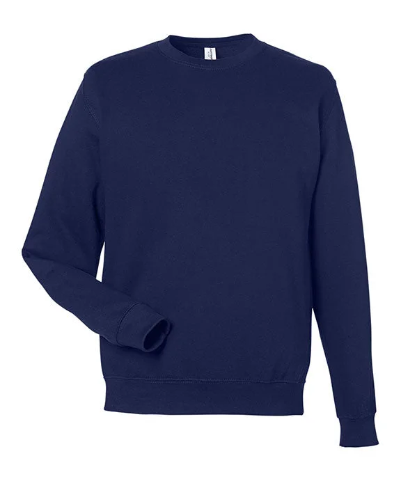 Women's crew - neck sweatshirt in a heather gray shade for a classic and versatile optionJHA030 - Just Hoods By AWDis Adult Midweight College Crewneck Sweatshirt | Oxford Navy Women's crew - neck sweatshirt in a heather gray shade for a classic and versatile optionJHA030 - Just Hoods By AWDis Adult Midweight College Crewneck Sweatshirt | Oxford Navy
