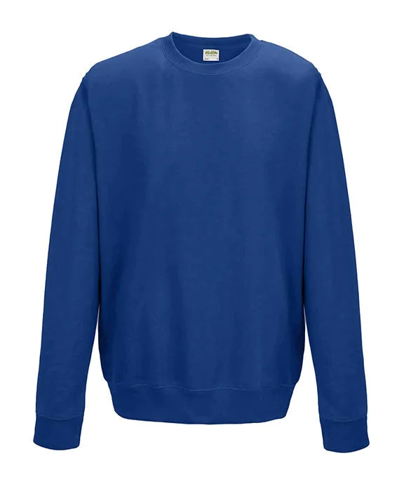 Women's hoodie with a kangaroo pocket and a pom - pom drawstring for added charmJHA030 - Just Hoods By AWDis Adult Midweight College Crewneck Sweatshirt | Royal Blue Women's hoodie with a kangaroo pocket and a pom - pom drawstring for added charmJHA030 - Just Hoods By AWDis Adult Midweight College Crewneck Sweatshirt | Royal Blue