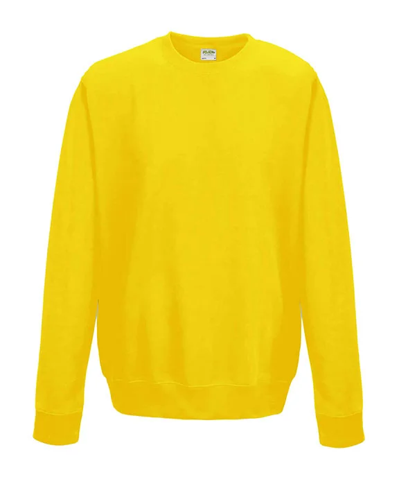 Women's tie - dye hoodie in bright colors for a retro and eye - catching styleJHA030 - Just Hoods By AWDis Adult Midweight College Crewneck Sweatshirt | Sun Yellow Women's tie - dye hoodie in bright colors for a retro and eye - catching styleJHA030 - Just Hoods By AWDis Adult Midweight College Crewneck Sweatshirt | Sun Yellow