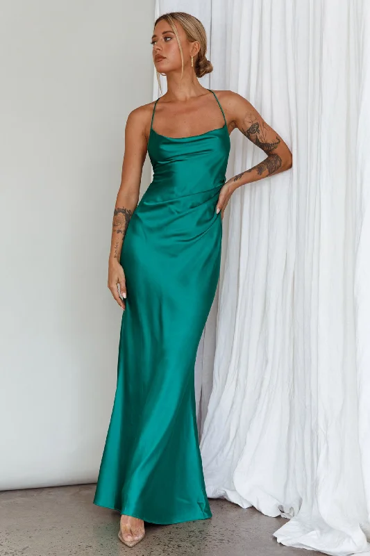 Sheath Women Dress with a Tailored Fit for a Professional LookPalma Low Back Strappy Maxi Dress Emerald Sheath Women Dress with a Tailored Fit for a Professional LookPalma Low Back Strappy Maxi Dress Emerald