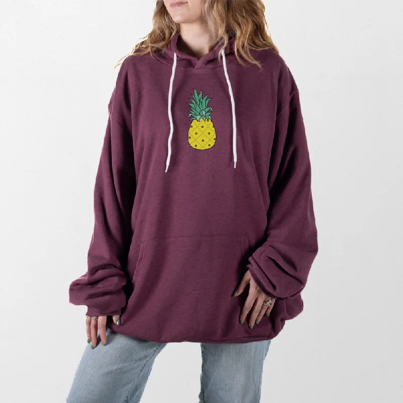 Women's quarter - zip sweatshirt made of organic cotton for eco - conscious fashionPineapple Giant Hoodie Women's quarter - zip sweatshirt made of organic cotton for eco - conscious fashionPineapple Giant Hoodie
