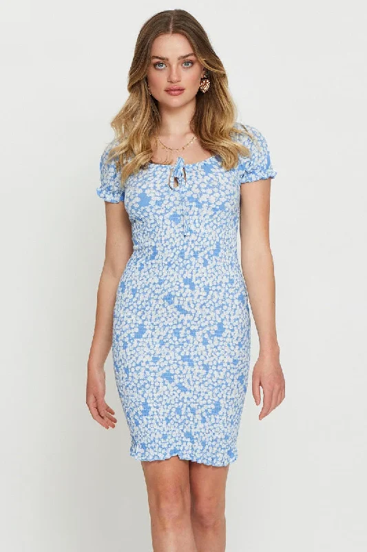 Maxi Women Dress with Floral Print for a Bohemian VibePrint Bodycon Dress Mini