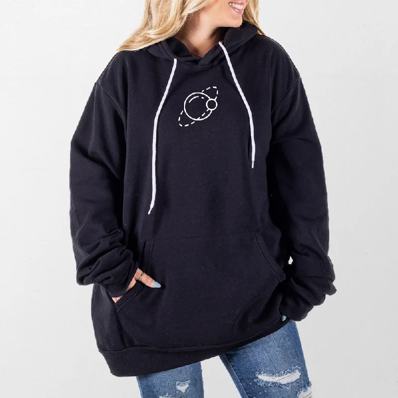 Women's tie - dye hoodie in bright colors for a retro and eye - catching styleSaturn Giant Hoodie Women's tie - dye hoodie in bright colors for a retro and eye - catching styleSaturn Giant Hoodie