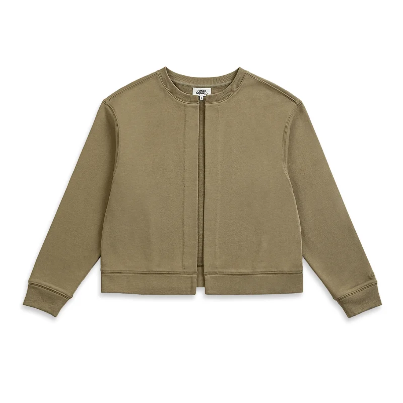 Women's quarter - zip sweatshirt made of organic cotton for eco - conscious fashionSplit Cardigan Brindle Women's quarter - zip sweatshirt made of organic cotton for eco - conscious fashionSplit Cardigan Brindle