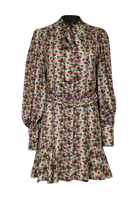 Printed Abstract Women Dress for a Modern and Artistic Appeal Printed Abstract Women Dress for a Modern and Artistic Appeal Alexis - Green Multicolor Geometric Print Satin Mini Dress Sz M Printed Abstract Women Dress for a Modern and Artistic Appeal Printed Abstract Women Dress for a Modern and Artistic Appeal Alexis - Green Multicolor Geometric Print Satin Mini Dress Sz M