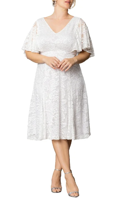 Wrap - Style Women Dress with Adjustable Fit for All Body Types Wrap - Style Women Dress with Adjustable Fit for All Body Types Genevieve Lace Flutter Sleeve Midi Dress - Plus Wrap - Style Women Dress with Adjustable Fit for All Body Types Wrap - Style Women Dress with Adjustable Fit for All Body Types Genevieve Lace Flutter Sleeve Midi Dress - Plus
