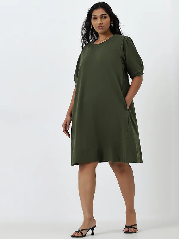 Ball Gown Women Dress with a Full Skirt for a Princess - like Look Ball Gown Women Dress with a Full Skirt for a Princess - like Look Gia Olive Solid Straight Cotton Dress Ball Gown Women Dress with a Full Skirt for a Princess - like Look Ball Gown Women Dress with a Full Skirt for a Princess - like Look Gia Olive Solid Straight Cotton Dress