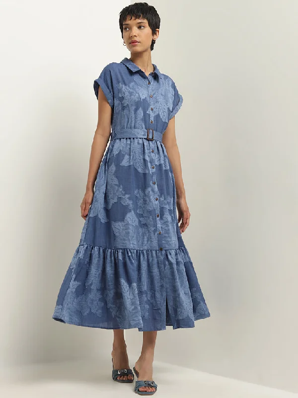 Printed Abstract Women Dress for a Modern and Artistic Appeal Printed Abstract Women Dress for a Modern and Artistic Appeal LOV Blue Leaf Printed Tiered Shirt Dress with Belt Printed Abstract Women Dress for a Modern and Artistic Appeal Printed Abstract Women Dress for a Modern and Artistic Appeal LOV Blue Leaf Printed Tiered Shirt Dress with Belt