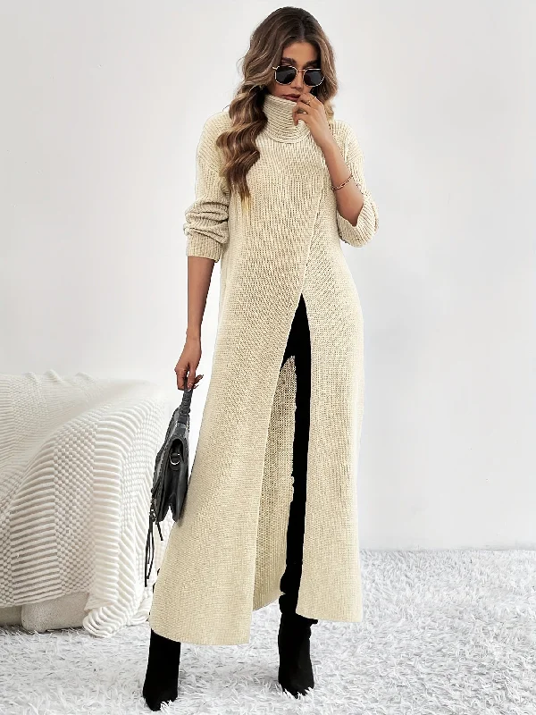 Sleeveless Women Dress in Bright Colors for Summer Parties Sleeveless Women Dress in Bright Colors for Summer Parties Sixsr Solid High Neck Split Dress, Elegant Long Sleeve Maxi Dress, Women's Clothing Sleeveless Women Dress in Bright Colors for Summer Parties Sleeveless Women Dress in Bright Colors for Summer Parties Sixsr Solid High Neck Split Dress, Elegant Long Sleeve Maxi Dress, Women's Clothing