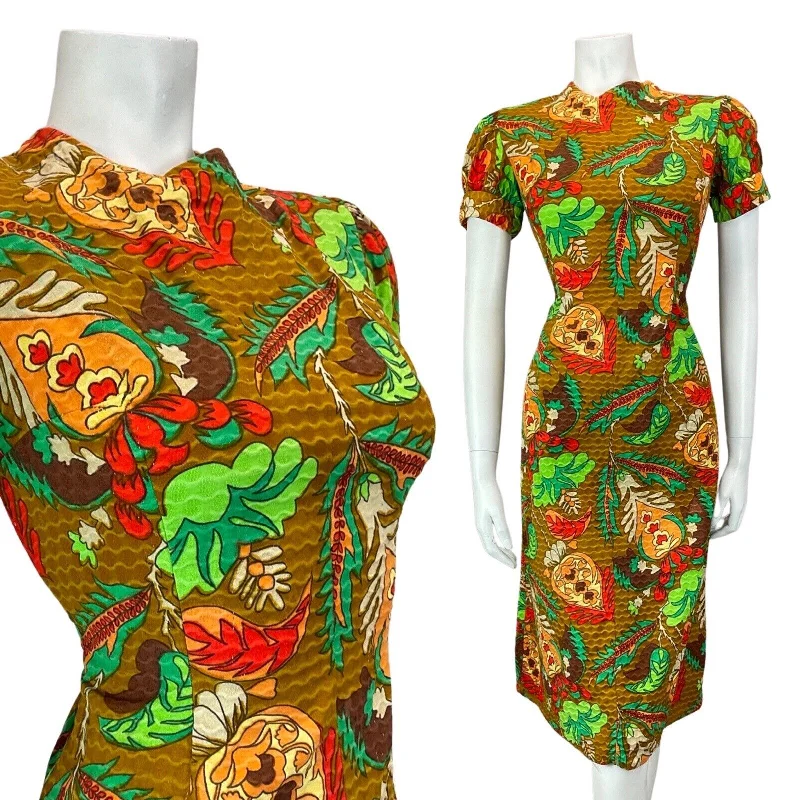 Mermaid - Style Women Dress with a Fitted Silhouette for Special Occasions Mermaid - Style Women Dress with a Fitted Silhouette for Special Occasions VINTAGE 60s 70s BROWN RED GREEN TROPICAL FLORAL MOD PUFF SLEEVE SHORT DRESS 10 Mermaid - Style Women Dress with a Fitted Silhouette for Special Occasions Mermaid - Style Women Dress with a Fitted Silhouette for Special Occasions VINTAGE 60s 70s BROWN RED GREEN TROPICAL FLORAL MOD PUFF SLEEVE SHORT DRESS 10