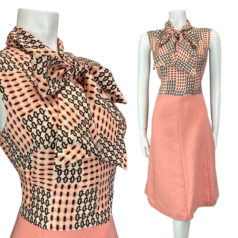 Wrap - Style Women Dress with Adjustable Fit for All Body Types Wrap - Style Women Dress with Adjustable Fit for All Body Types VINTAGE 60s 70s PINK PEACH BLACK GEOMETRIC PUSSYBOW SLEEVELESS DRESS 12 Wrap - Style Women Dress with Adjustable Fit for All Body Types Wrap - Style Women Dress with Adjustable Fit for All Body Types VINTAGE 60s 70s PINK PEACH BLACK GEOMETRIC PUSSYBOW SLEEVELESS DRESS 12