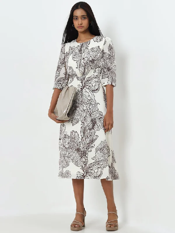 Lace - Embellished Women Dress for an Elegant and Sophisticated Appearance Lace - Embellished Women Dress for an Elegant and Sophisticated Appearance Wardrobe Brown Floral A-Line Dress Lace - Embellished Women Dress for an Elegant and Sophisticated Appearance Lace - Embellished Women Dress for an Elegant and Sophisticated Appearance Wardrobe Brown Floral A-Line Dress