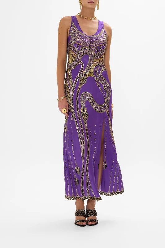 Maxi dresses with a wrap - around style for a customizable fitBIAS CUT TANK DRESS LUXORLAND LADY Maxi dresses with a wrap - around style for a customizable fitBIAS CUT TANK DRESS LUXORLAND LADY