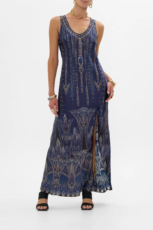 Linen maxi dresses for a breathable and lightweight summer optionBIAS CUT TANK DRESS THE EGYPT EFFECT Linen maxi dresses for a breathable and lightweight summer optionBIAS CUT TANK DRESS THE EGYPT EFFECT