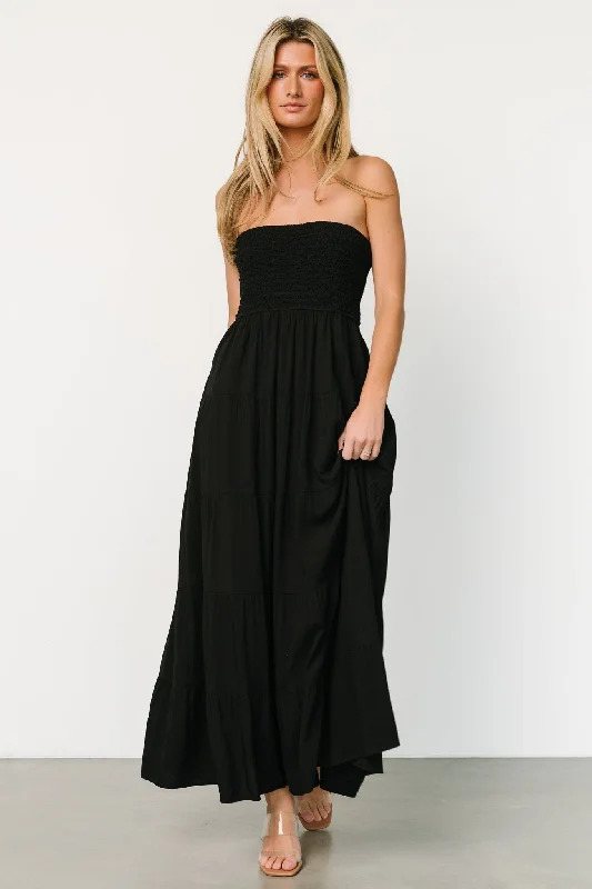 Maxi dresses with side slits for a touch of allureDomenica Strapless Maxi Dress | Black Maxi dresses with side slits for a touch of allureDomenica Strapless Maxi Dress | Black