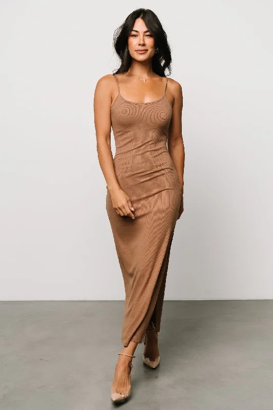 Leather maxi dresses for an edgy and bold appearanceKade Bodycon Tank Dress | Dusty Brown Leather maxi dresses for an edgy and bold appearanceKade Bodycon Tank Dress | Dusty Brown
