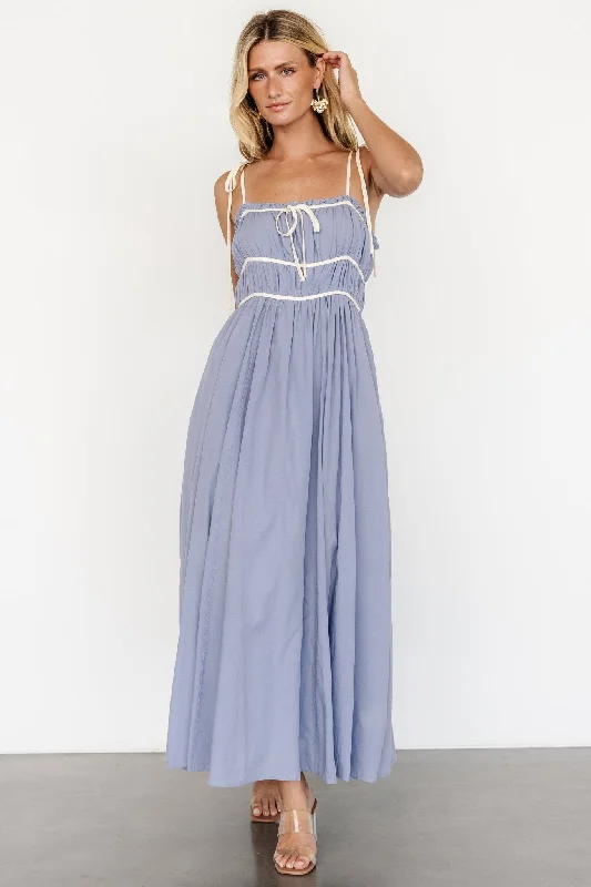 Maxi dresses with ribbed textures for a unique and tactile lookKerstin Tank Maxi Dress | Peri Blue Maxi dresses with ribbed textures for a unique and tactile lookKerstin Tank Maxi Dress | Peri Blue