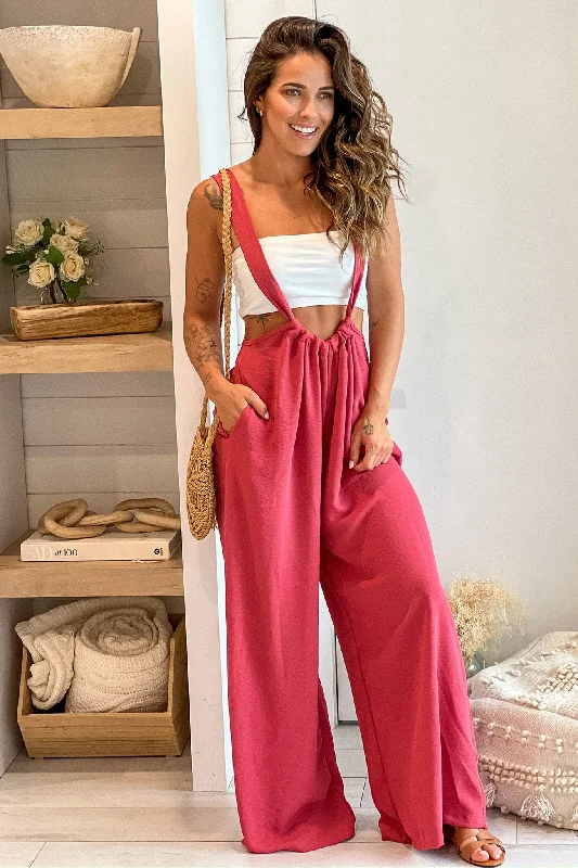 Maxi dresses with pocket details for added functionalityTerracotta Jumpsuit