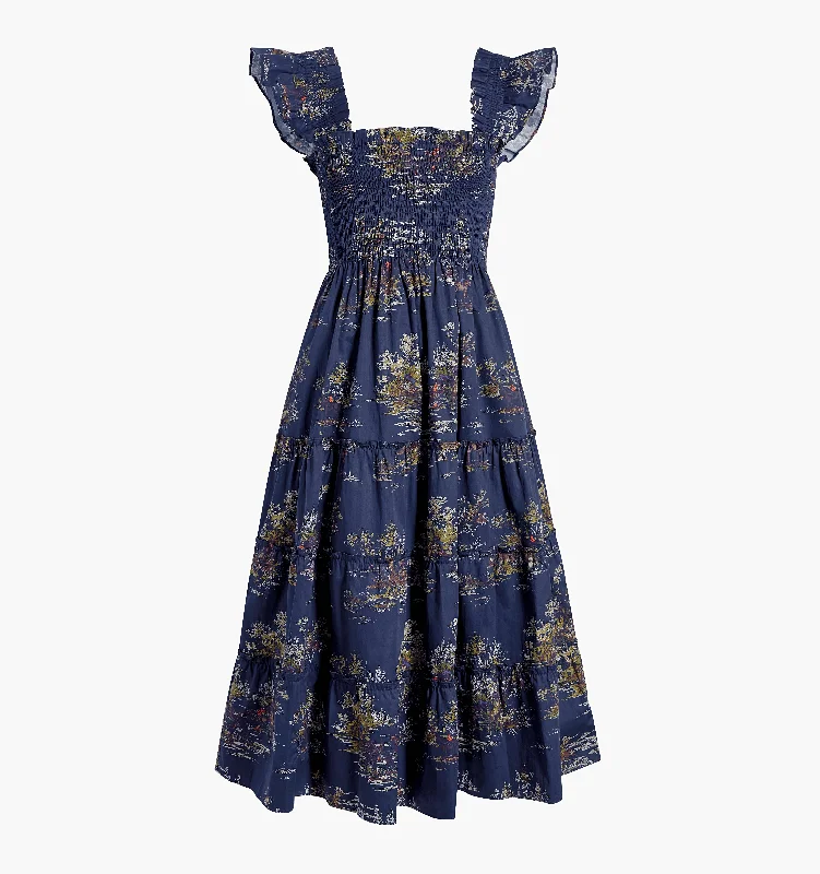 Navy Equestrian Toile