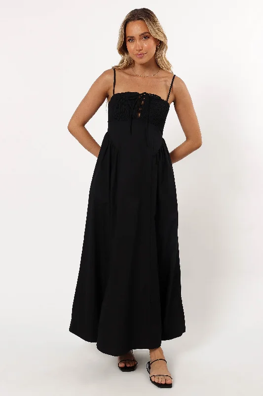 Wrap - style midi dresses in silk for a sophisticated office lookAlena Midi Dress - Black Wrap - style midi dresses in silk for a sophisticated office lookAlena Midi Dress - Black