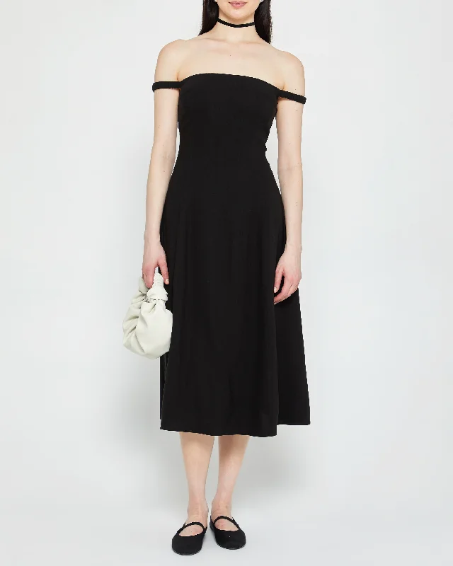 Midi dresses with bow accents for a sweet and charming lookCourtney Dress