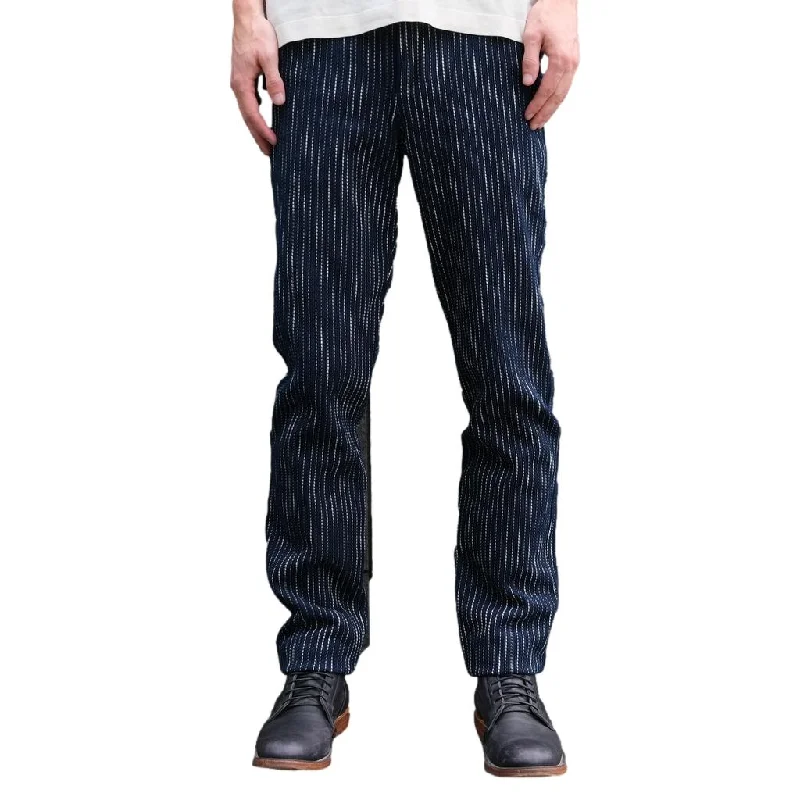 Men's Denim Tank Top for a Laid - Back Beach or Gym LookStudio D'Artisan Indigo "Rain" Sashiko Pants (Regular Tapered) Men's Denim Tank Top for a Laid - Back Beach or Gym LookStudio D'Artisan Indigo "Rain" Sashiko Pants (Regular Tapered)