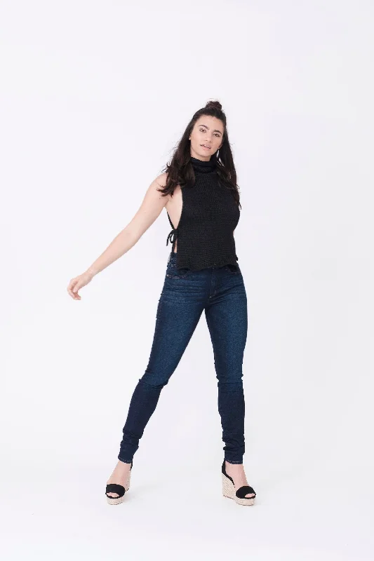 Men's Denim Crop Top for a Modern and Fashion - Forward StyleThe Ezza