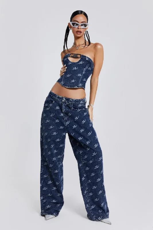 Women's nursing work pants Straight - leg women jeans with a classic and timeless appeal Monogram Baggy Jeans Women's nursing work pants Straight - leg women jeans with a classic and timeless appeal Monogram Baggy Jeans