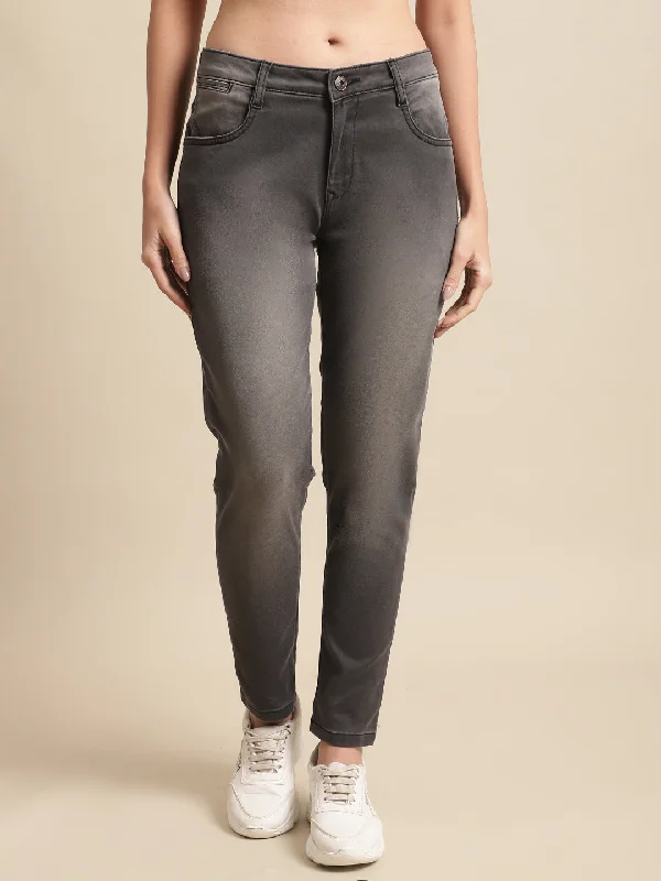 Women's pants for gym workouts Light - wash women jeans for a fresh and summery appearance Women's Casual Skinny Fit Grey Medium Fade Mid rise Jeans Women's pants for gym workouts Light - wash women jeans for a fresh and summery appearance Women's Casual Skinny Fit Grey Medium Fade Mid rise Jeans