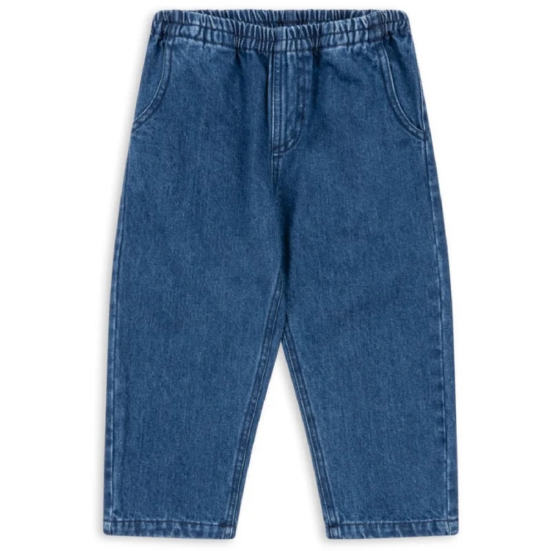 Women's high - waisted yoga pants Skinny women jeans with a form - fitting design Konges Sløjd Denim Blue Magot Pants Gots Women's high - waisted yoga pants Skinny women jeans with a form - fitting design Konges Sløjd Denim Blue Magot Pants Gots