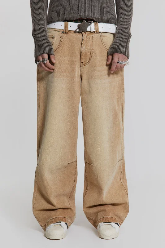 Women's tie - dye festival pants Straight - leg women jeans with a classic and timeless appeal Sand Colossus Baggy Jeans Women's tie - dye festival pants Straight - leg women jeans with a classic and timeless appeal Sand Colossus Baggy Jeans