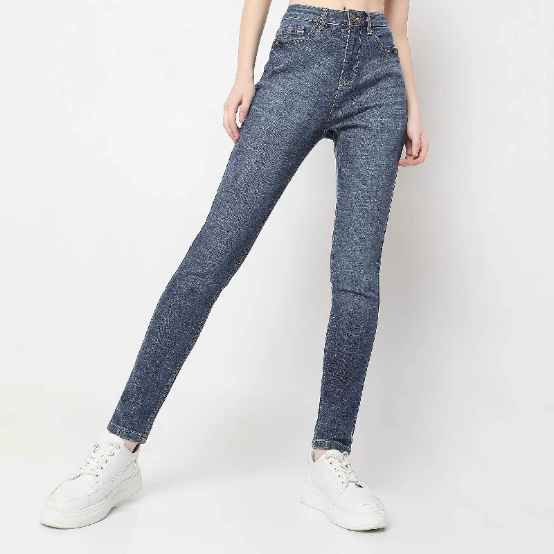 Women's pants for dancing Acid - wash women jeans with a retro finish Skinny Fit High Rise Jeans Women's pants for dancing Acid - wash women jeans with a retro finish Skinny Fit High Rise Jeans