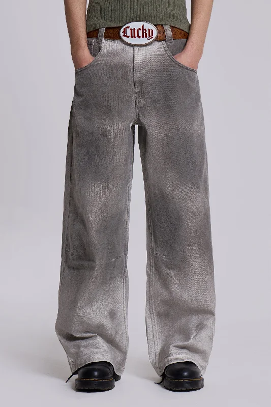 Women's unisex - style casual pants Ripped women jeans for a rebellious and fashion - forward style Tar Wash Colossus Jeans Women's unisex - style casual pants Ripped women jeans for a rebellious and fashion - forward style Tar Wash Colossus Jeans
