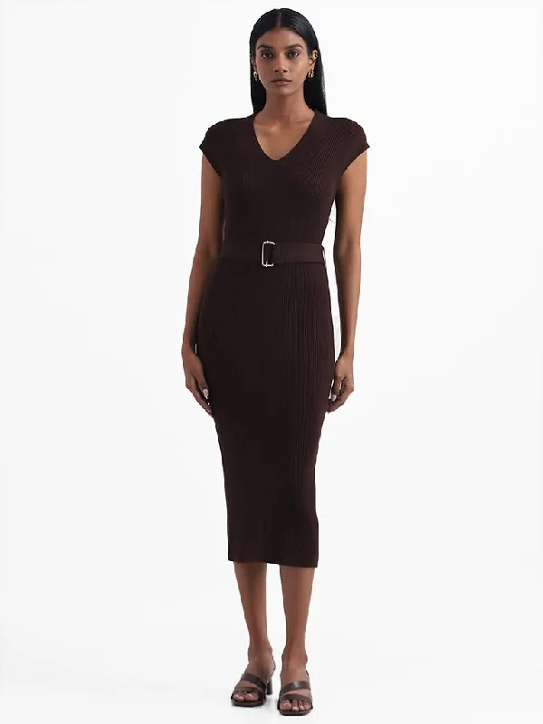 Women's recycled - material workout pants Wide - leg women jeans for a modern and relaxed vibe Wardrobe Solid Brown Bodycon Dress Women's recycled - material workout pants Wide - leg women jeans for a modern and relaxed vibe Wardrobe Solid Brown Bodycon Dress