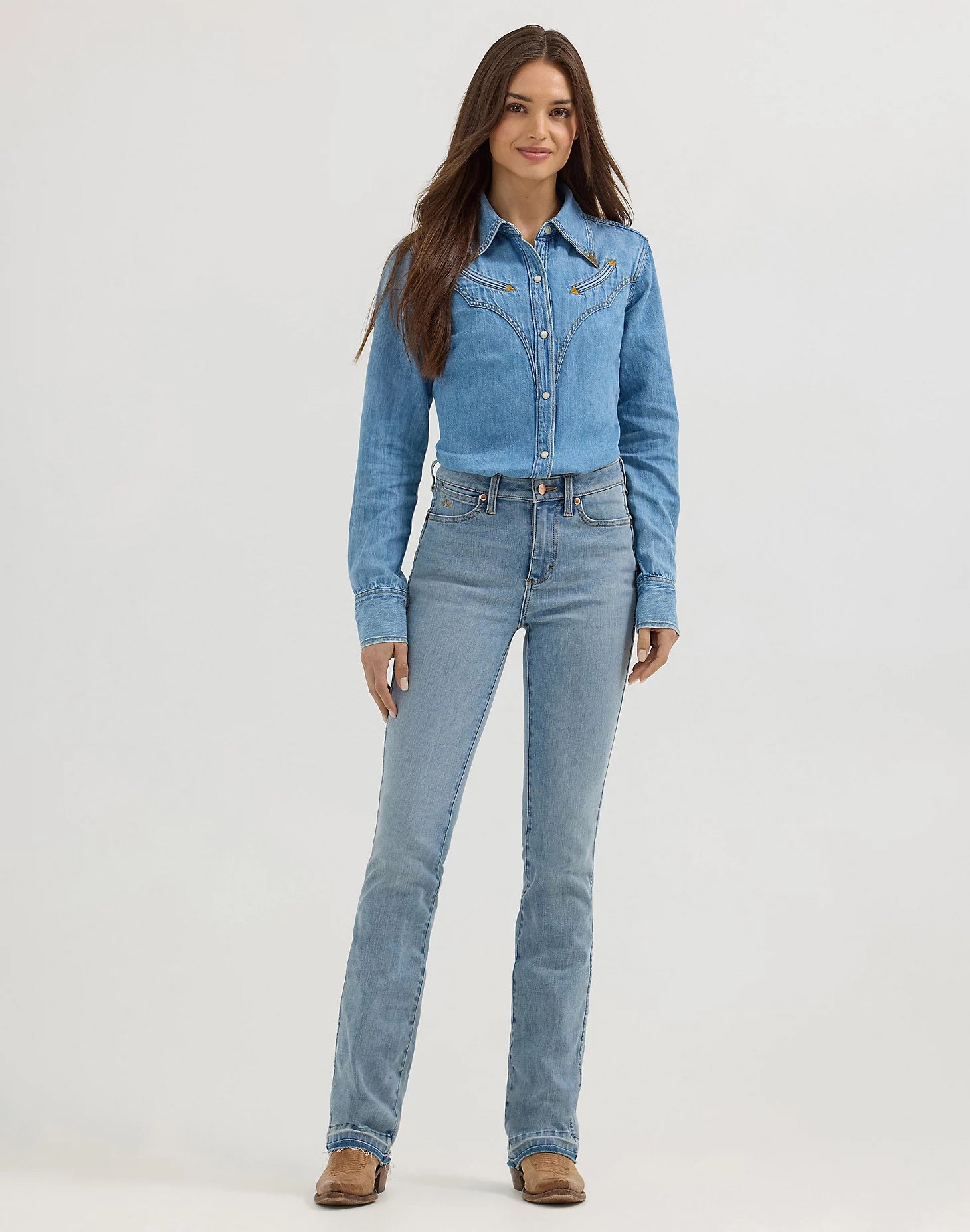 Women's senior - friendly lounge pants Embroidered women jeans with intricate patterns Boot Hugger Jeans in Sky Wash Women's senior - friendly lounge pants Embroidered women jeans with intricate patterns Boot Hugger Jeans in Sky Wash
