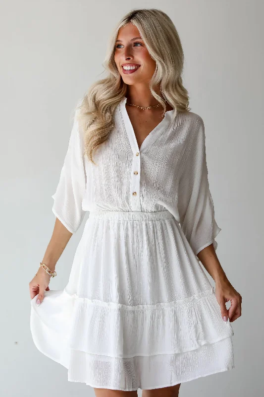 Mini dresses with high - low hems for a modern twistFINAL SALE - Dreamy Imagination Mini Dress
